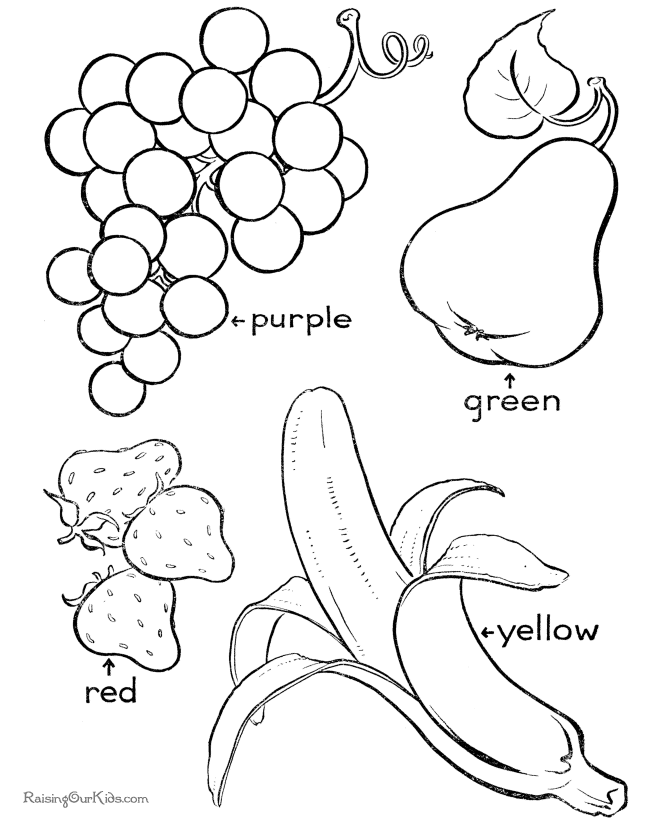 Fruit coloring #15, Download drawings