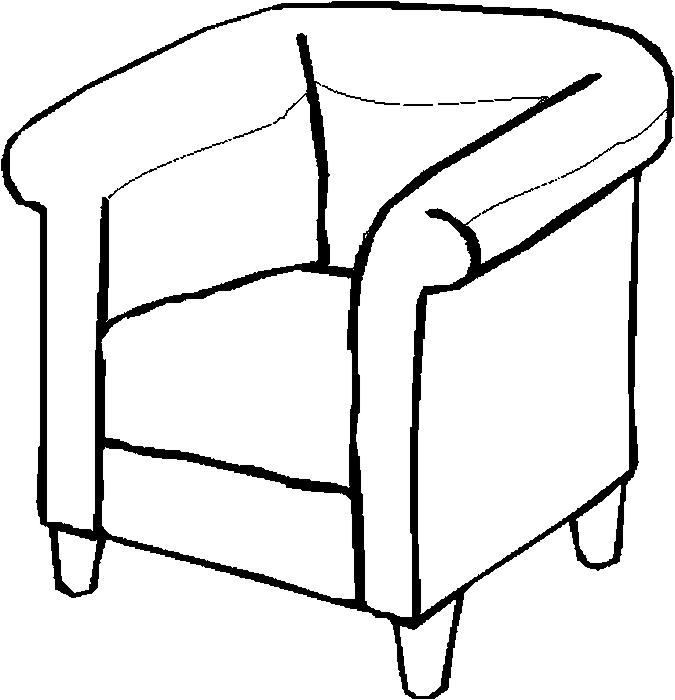 Furniture coloring #7, Download drawings