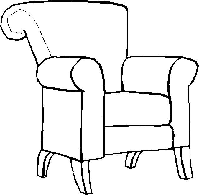 Furniture coloring #2, Download drawings