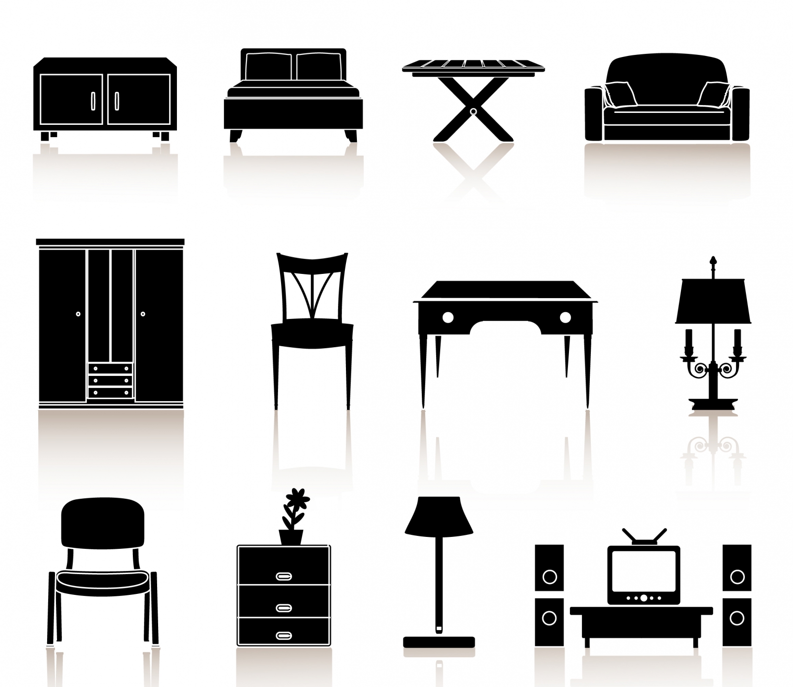 Furniture svg #3, Download drawings