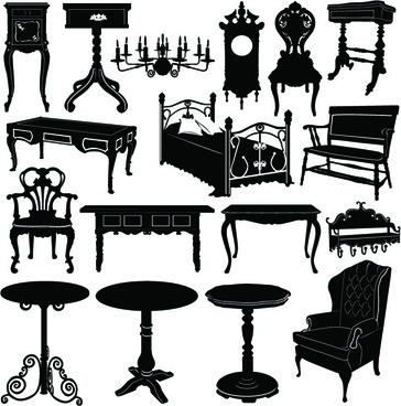 Furniture svg #1, Download drawings