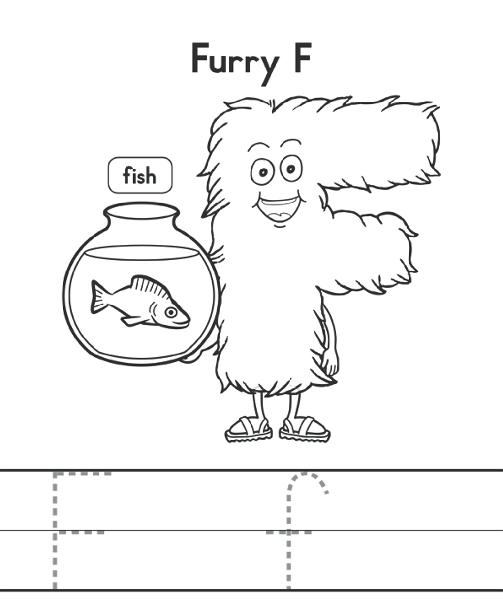 Furry coloring #11, Download drawings