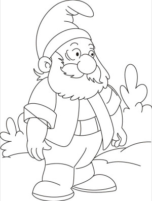 Garden Gnome coloring #20, Download drawings