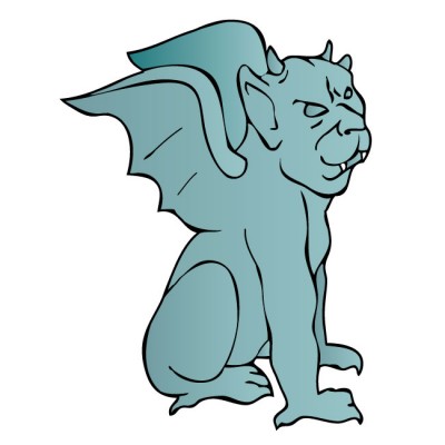 Gargoyle clipart #5, Download drawings