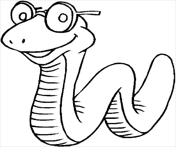 Garter Snake coloring #14, Download drawings