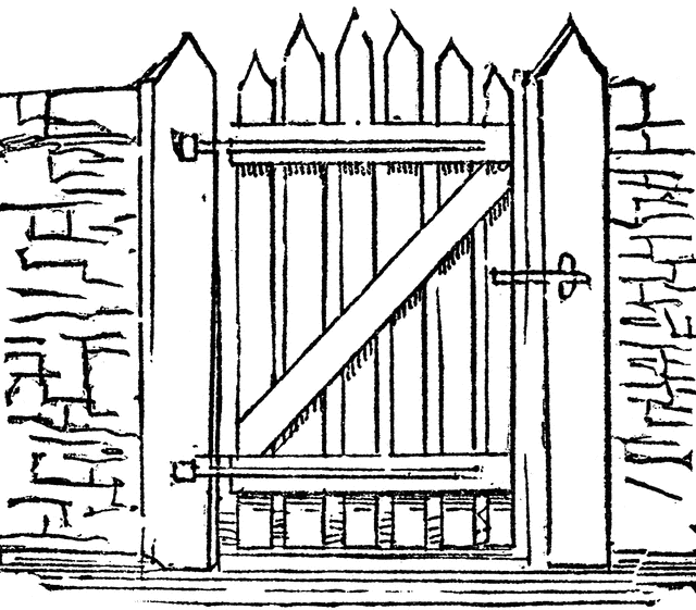 Gate clipart #5, Download drawings