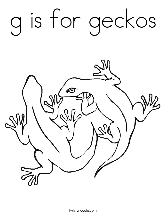 Gecko coloring #4, Download drawings