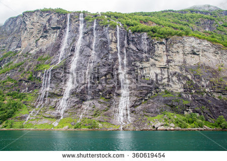 Seven Sisters Waterfall, Norway coloring #7, Download drawings