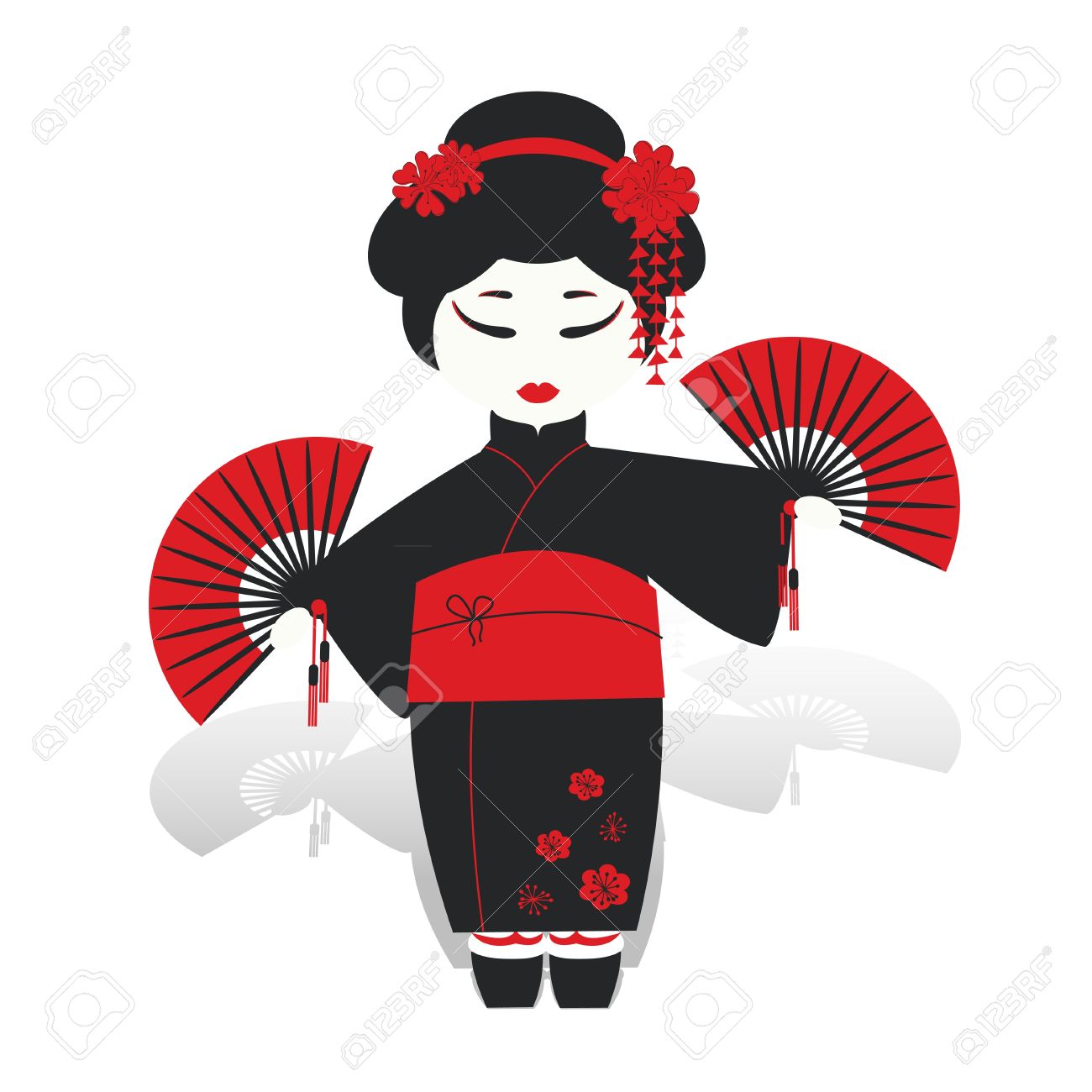 Geisha clipart #17, Download drawings