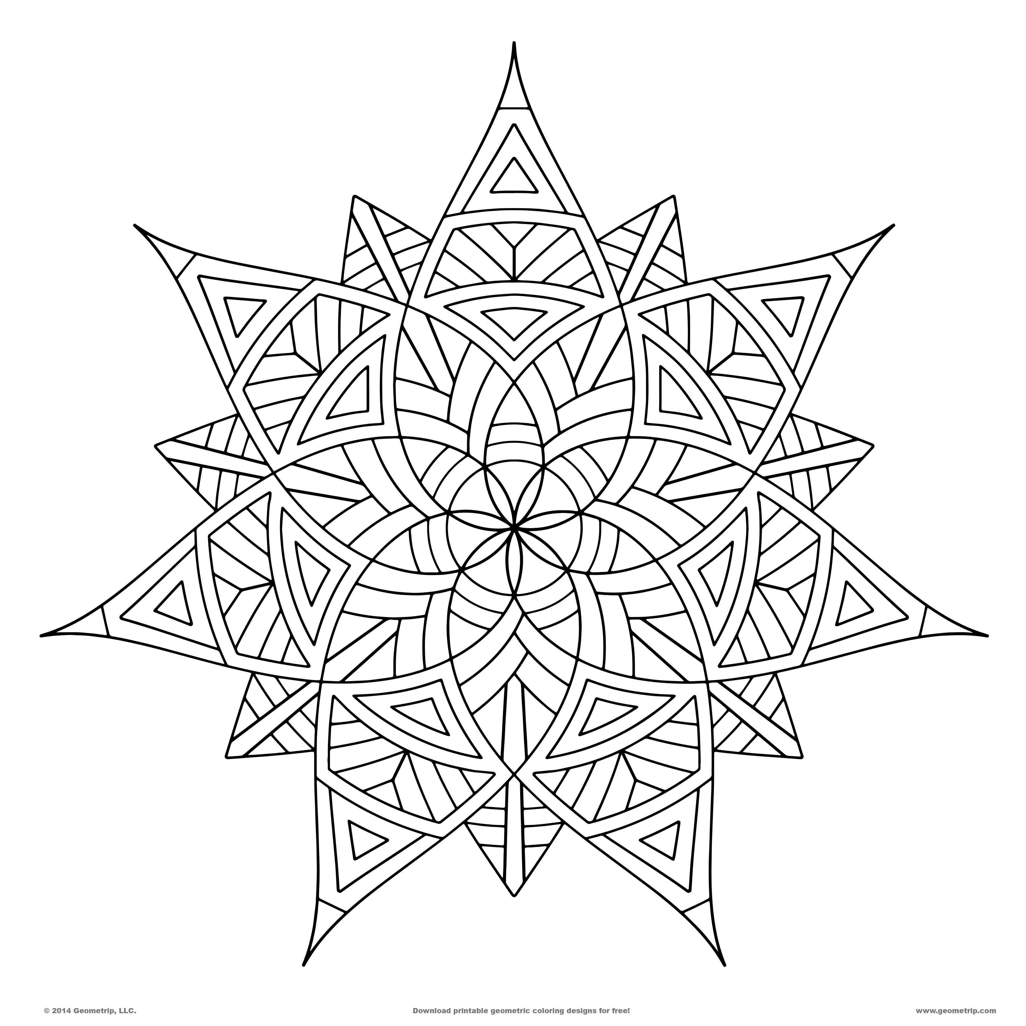 Geometry coloring #3, Download drawings