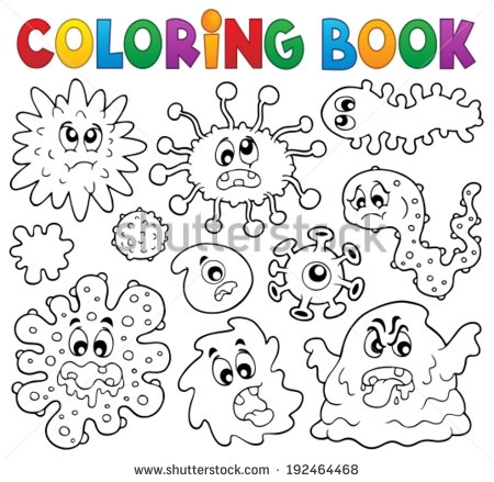 Germ coloring #9, Download drawings