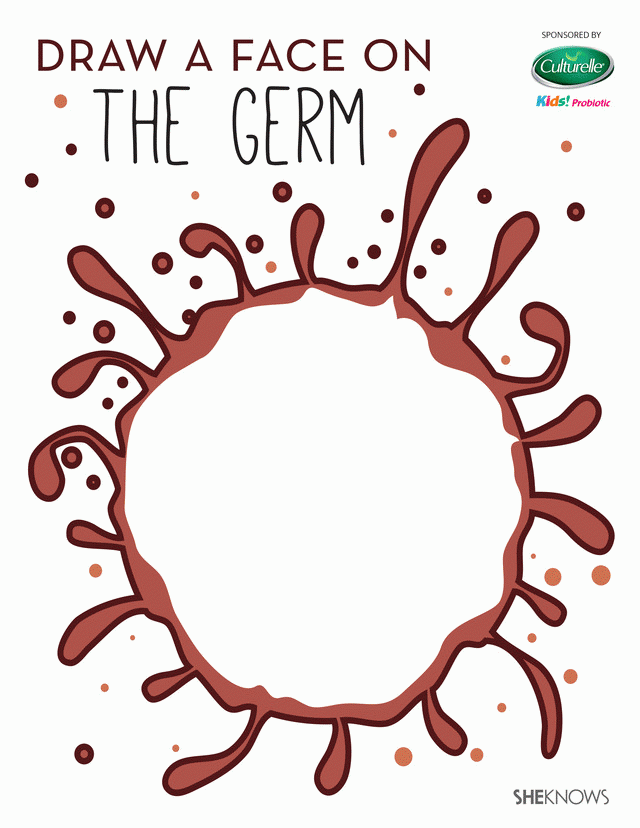 Germ coloring #12, Download drawings