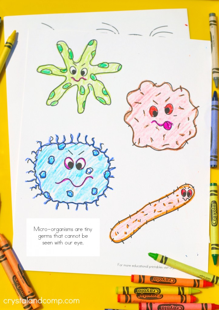 Germ coloring #6, Download drawings