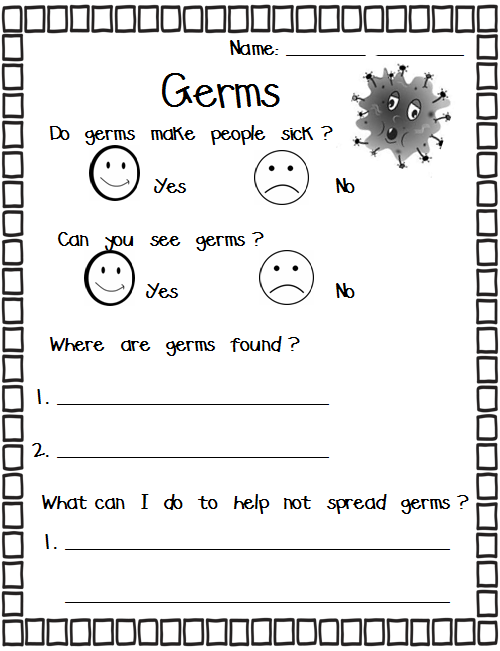 Germ coloring #5, Download drawings