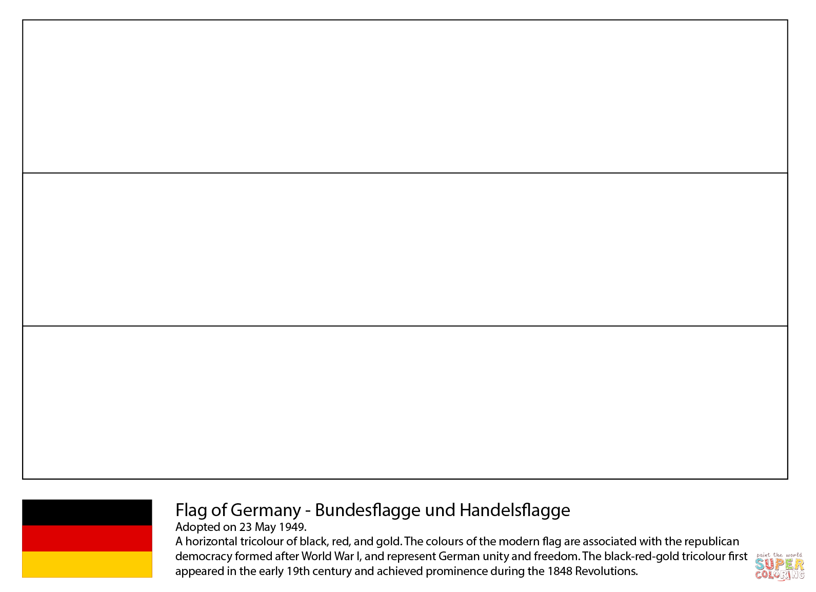 Germany coloring #1, Download drawings
