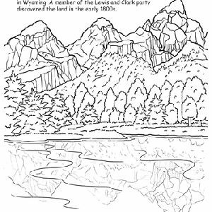 Zion National Park coloring #9, Download drawings