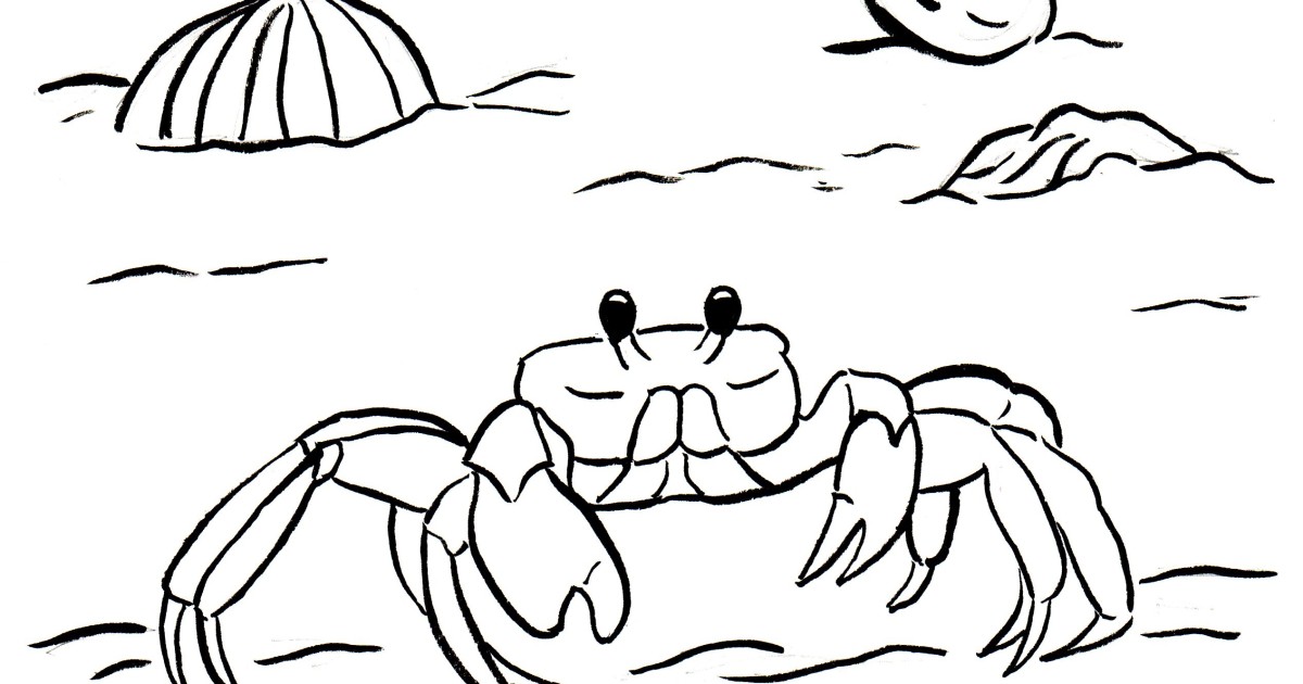 Ghost Crab coloring #20, Download drawings