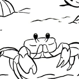 Ghost Crab coloring #2, Download drawings