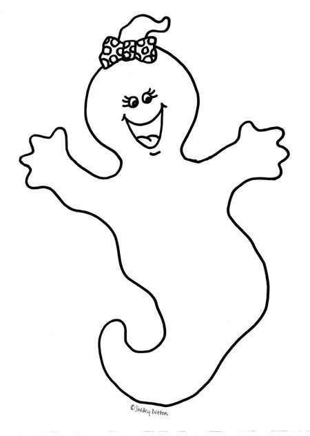 Ghostly Girl coloring #16, Download drawings