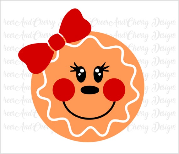 gingerbread face svg #813, Download drawings