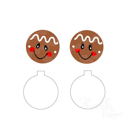 gingerbread face svg #805, Download drawings