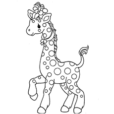 Giraffe coloring #1, Download drawings