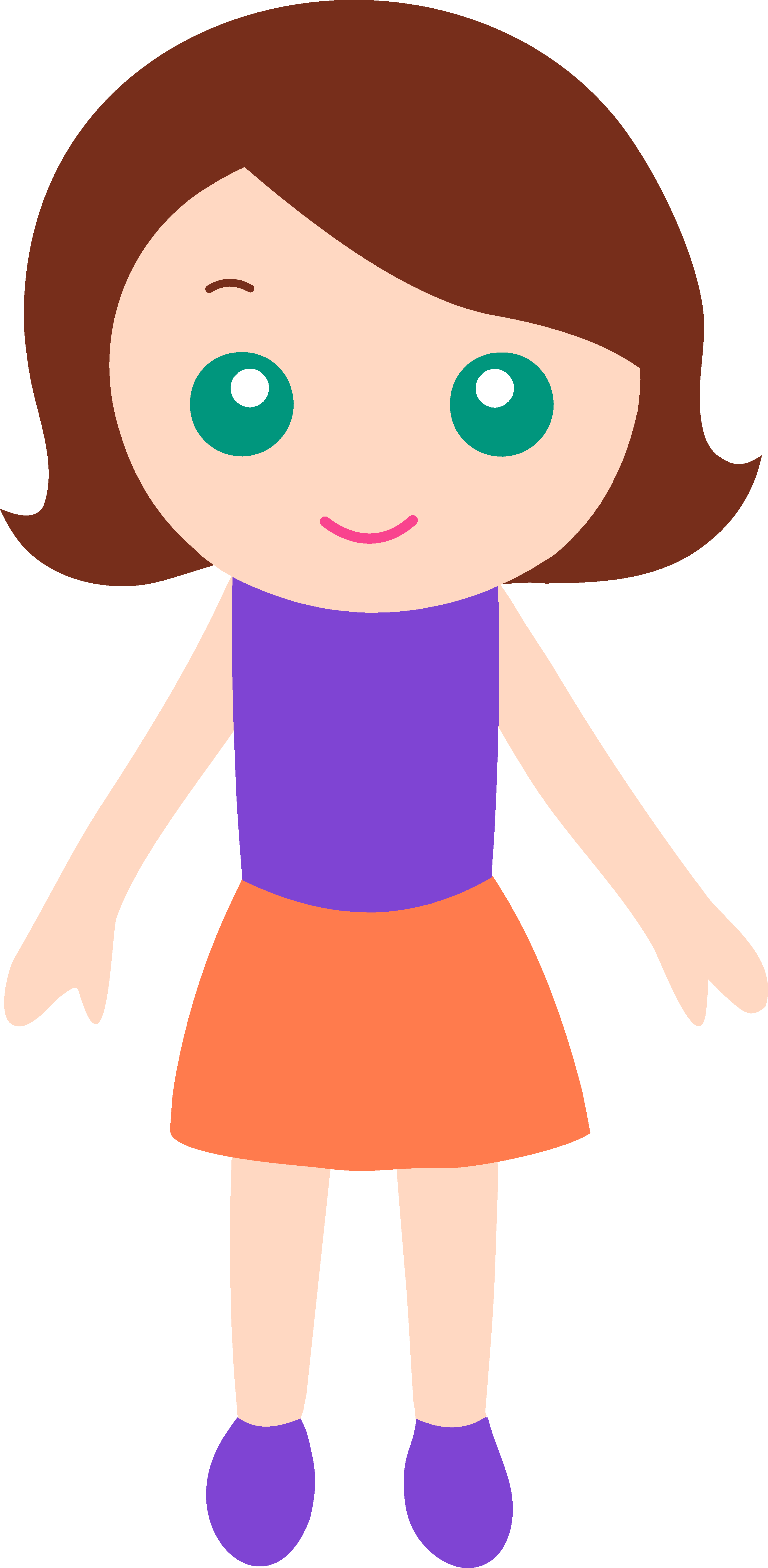 Girl clipart #3, Download drawings