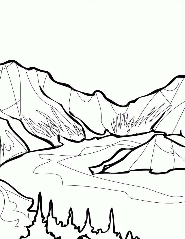 Glacier coloring #19, Download drawings