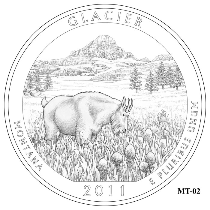 Glacier National Park coloring #7, Download drawings