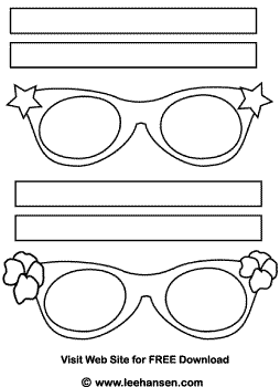 Glasses coloring #5, Download drawings