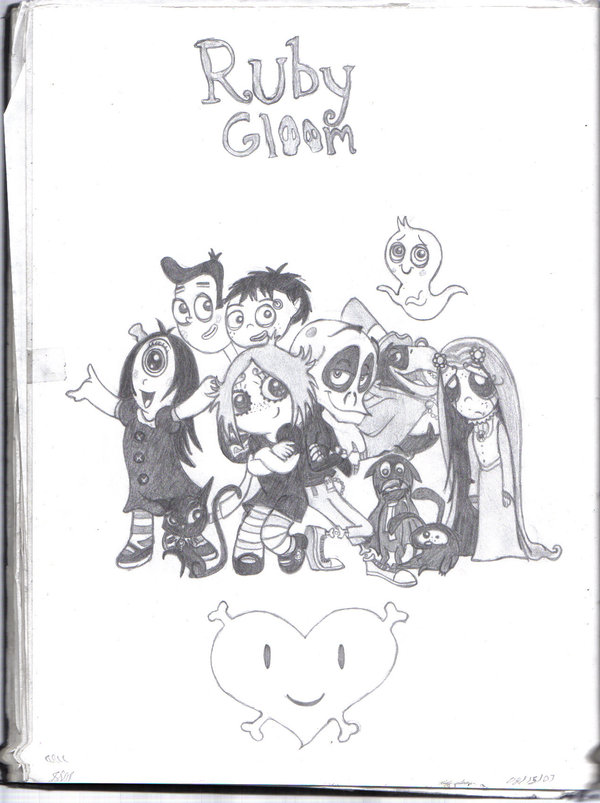 Gloom coloring #6, Download drawings