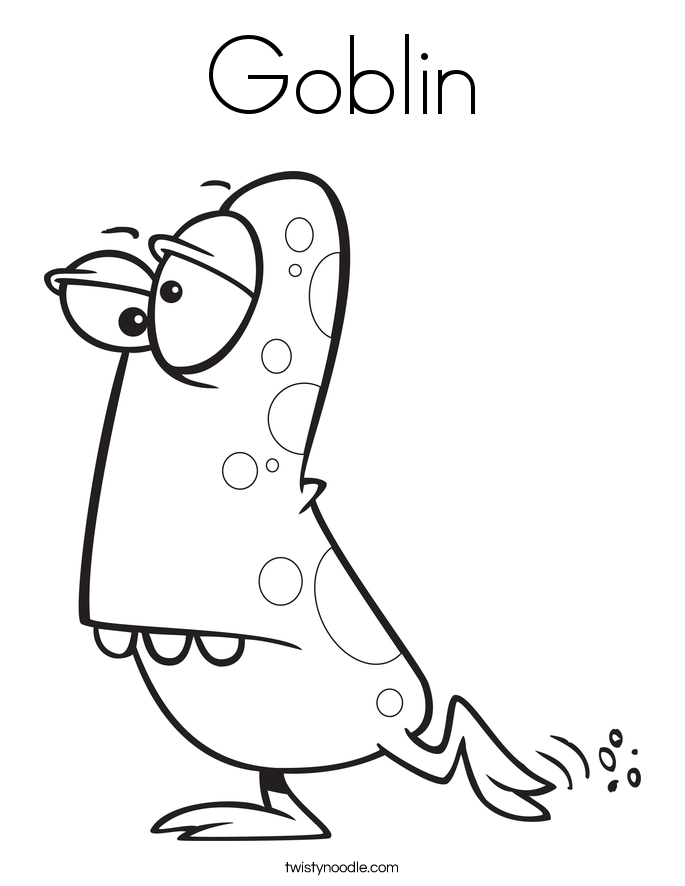 Goblin coloring #19, Download drawings
