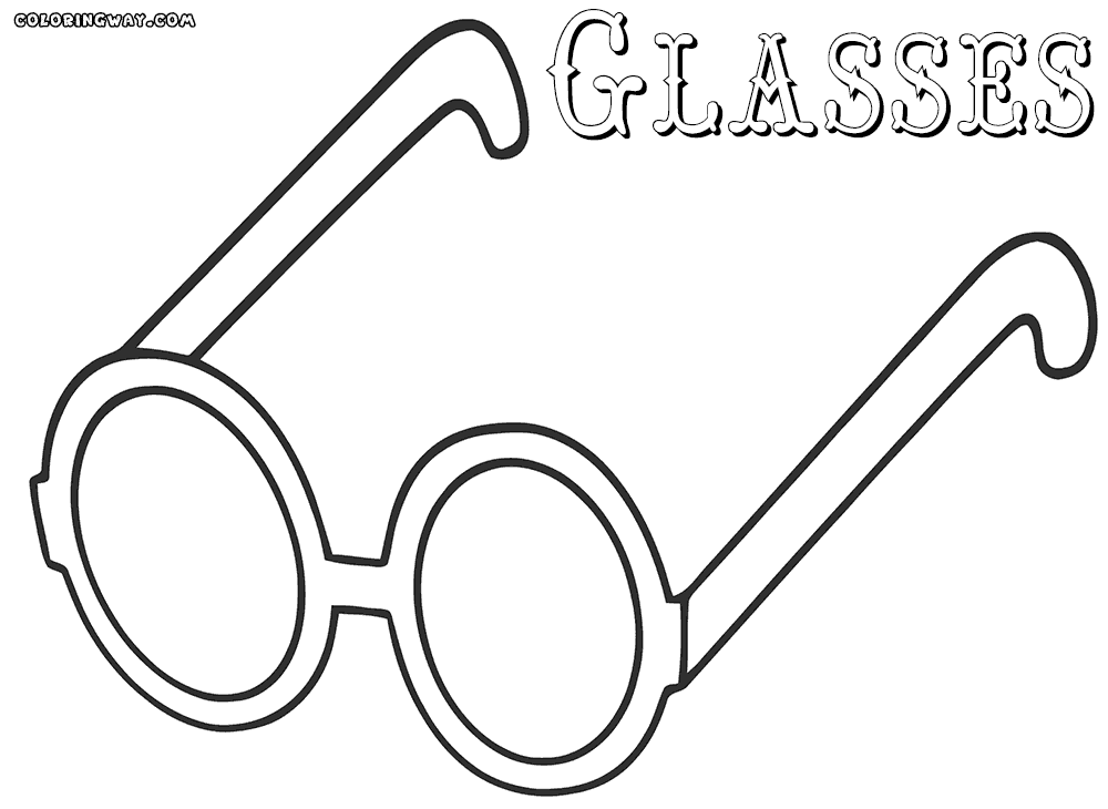 Goggles coloring #10, Download drawings