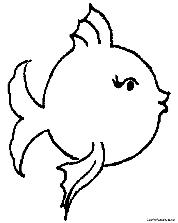 Gold Fish coloring #4, Download drawings