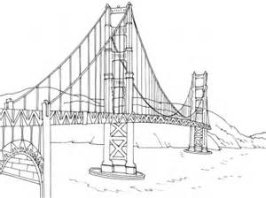Golden Gate coloring #12, Download drawings