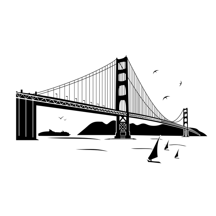 Golden Gate svg #16, Download drawings