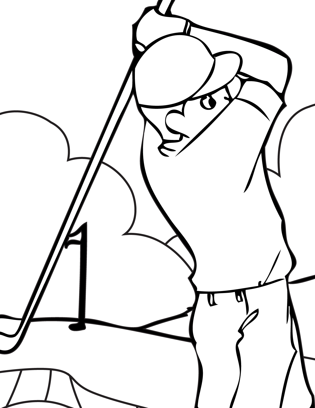 Golf coloring #6, Download drawings