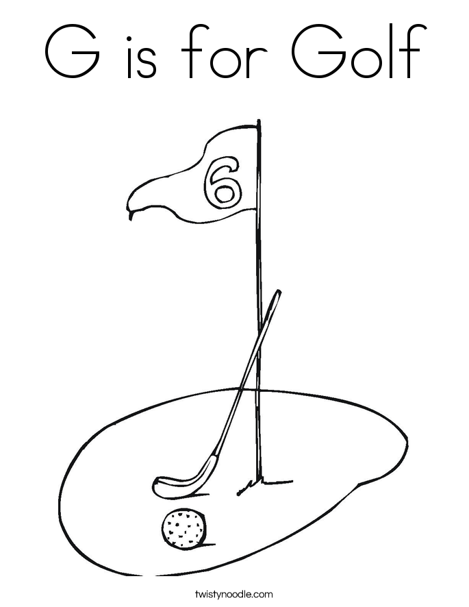Golf coloring #20, Download drawings