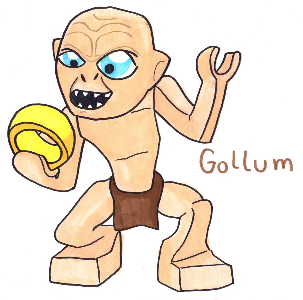 Gollum clipart #7, Download drawings