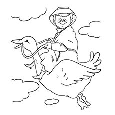 Goose coloring #10, Download drawings