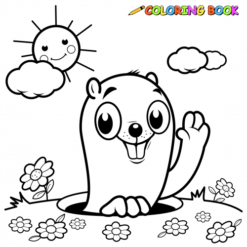 Gopher coloring #18, Download drawings