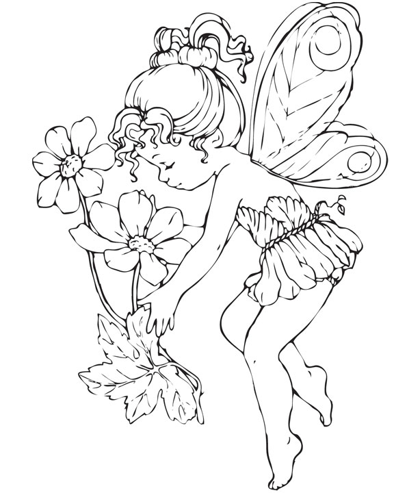Gorgeous Fairies! coloring #5, Download drawings