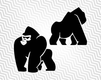 Gorilla svg #11, Download drawings