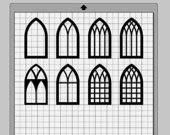 Gothic svg #13, Download drawings