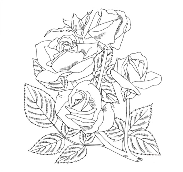 Grandiflora coloring #9, Download drawings