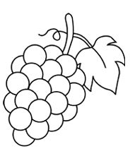 Grapes coloring #18, Download drawings