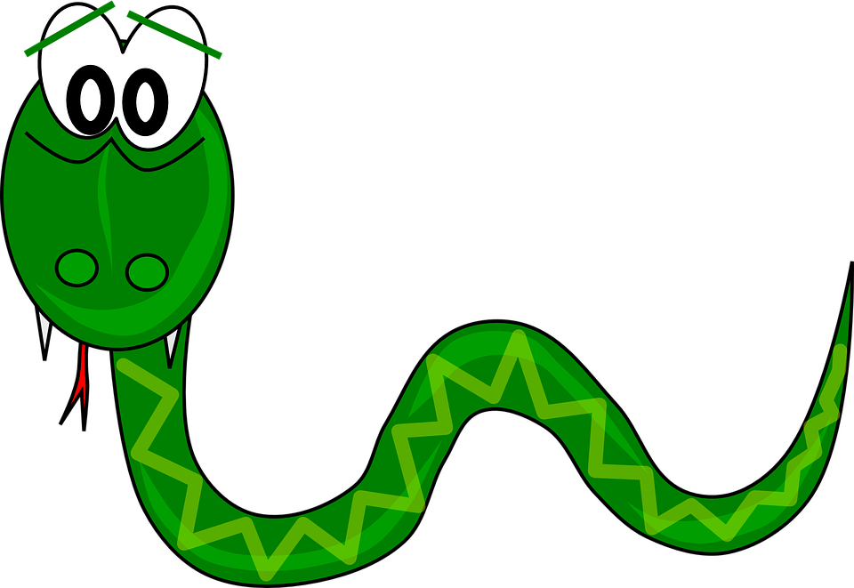 Smooth Green Snake svg #8, Download drawings