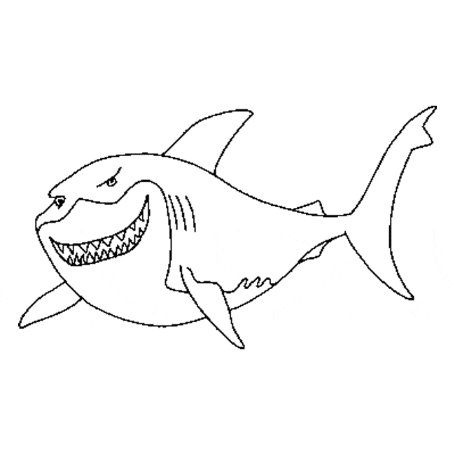 Great White Shark coloring #8, Download drawings