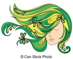 Green Hair clipart #12, Download drawings