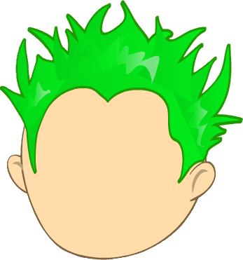 Green Hair clipart #13, Download drawings